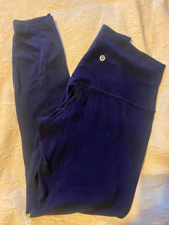 lululemon athletica Pants - Lululemon Navy Leggings-Size Small-EUC